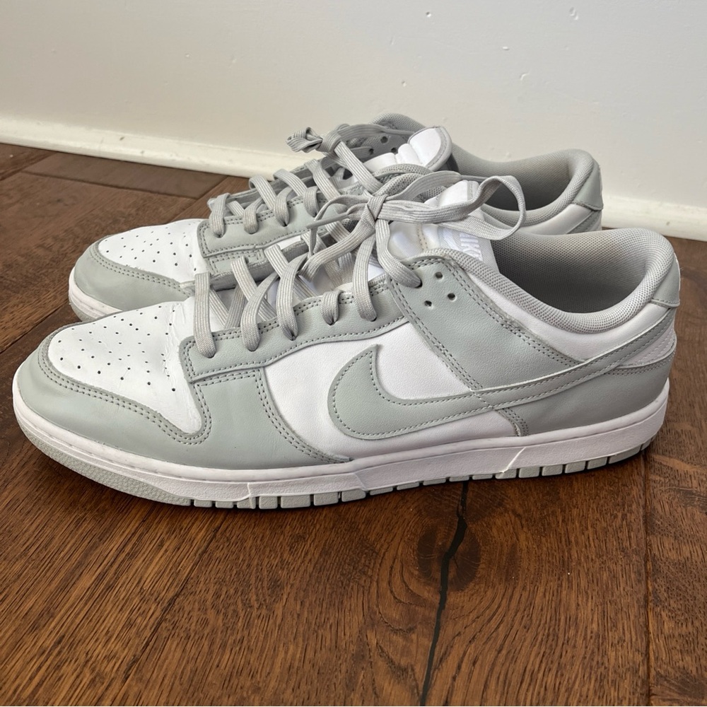 Nike Dunk Low Grey Fog 2 Tone Color way DD1391-103 Men’s 15 Leather White Base